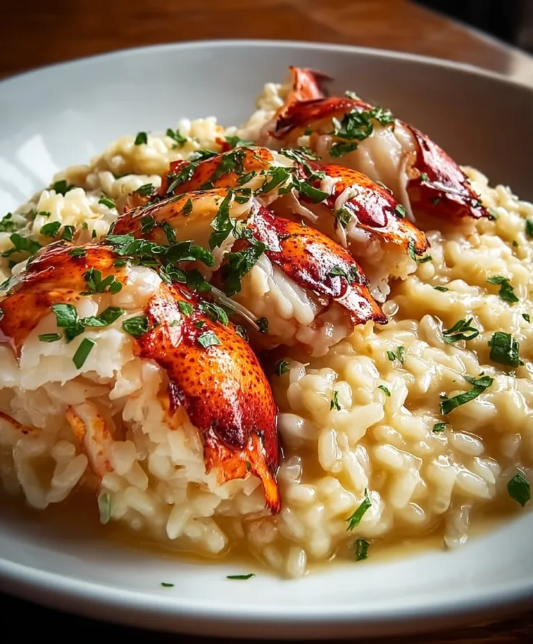 Butter Poached Lobster Risotto – Decadent Seafood Delight