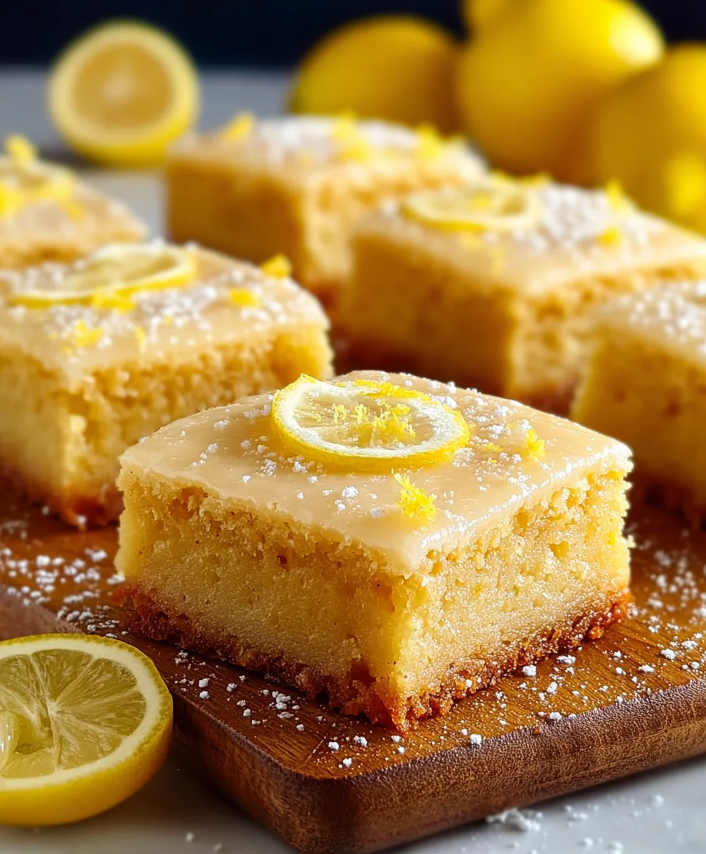 Easy Lemon Brownies - Zesty & Delicious Treat