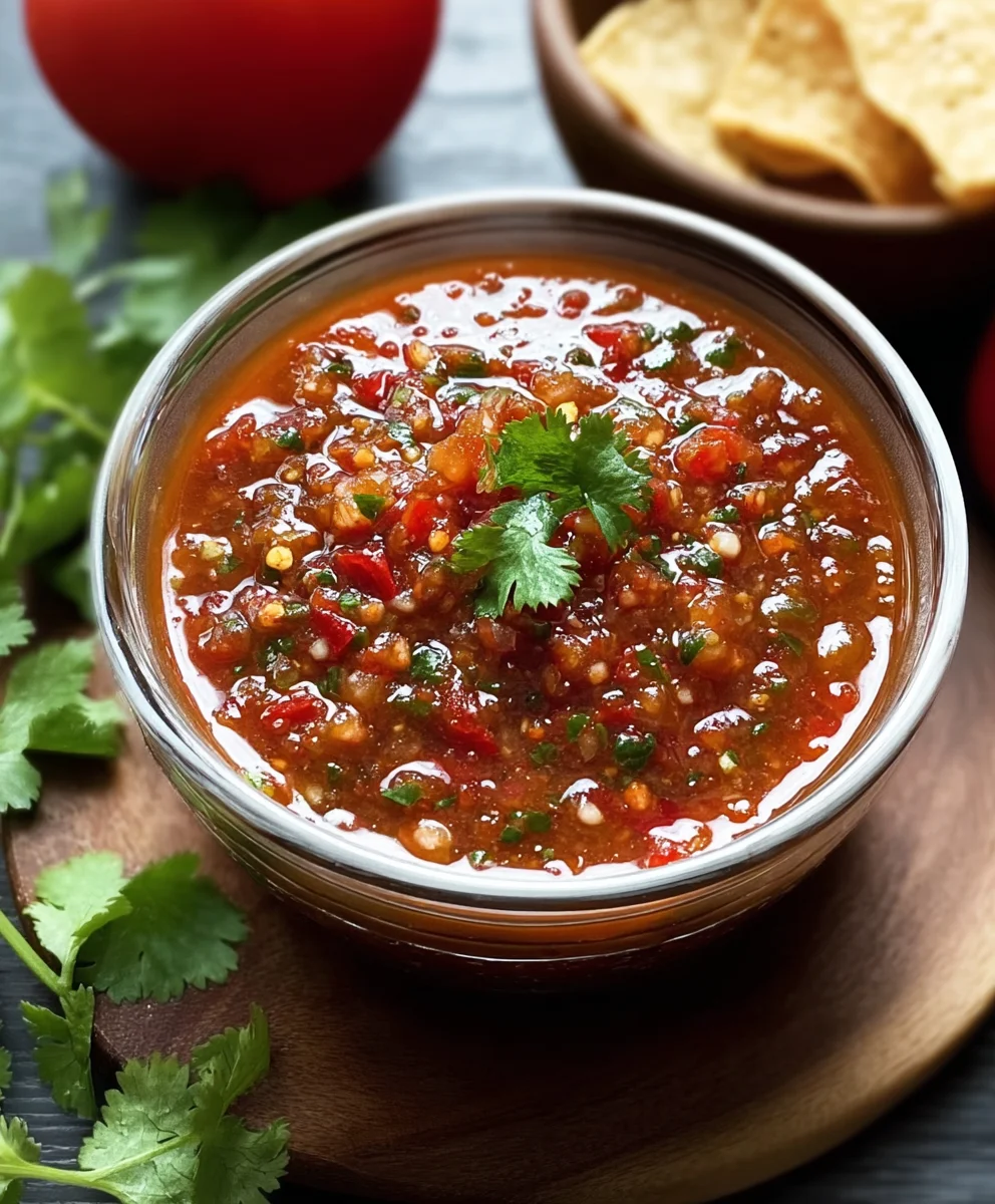 Zesty Chili de Árbol Salsa-Spicy & Flavorful Dip