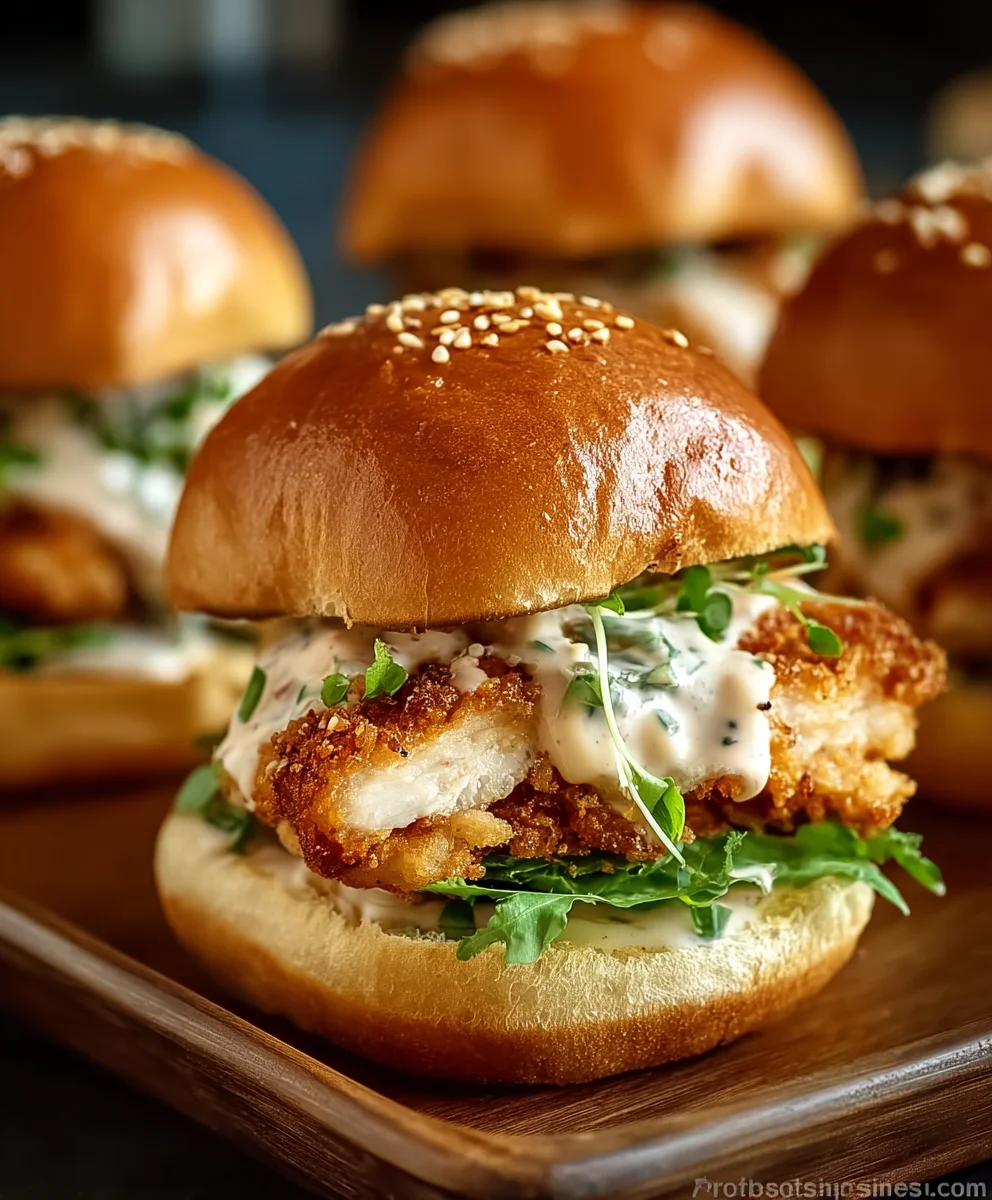 Juicy Chicken Sliders- Easy & Flavorful Recipe