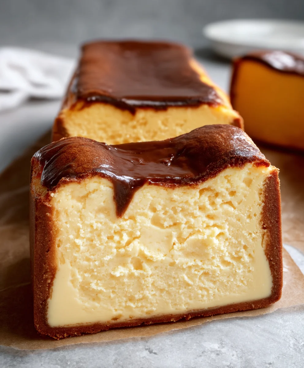 Burnt Basque Cheesecake Loaf Pan Indulgence You'll Love