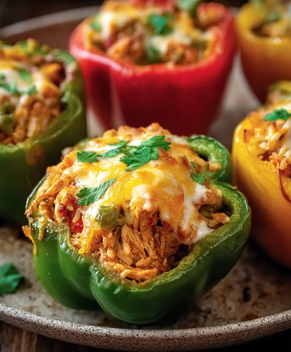 Easy Chicken Stuffed Peppers Recipe