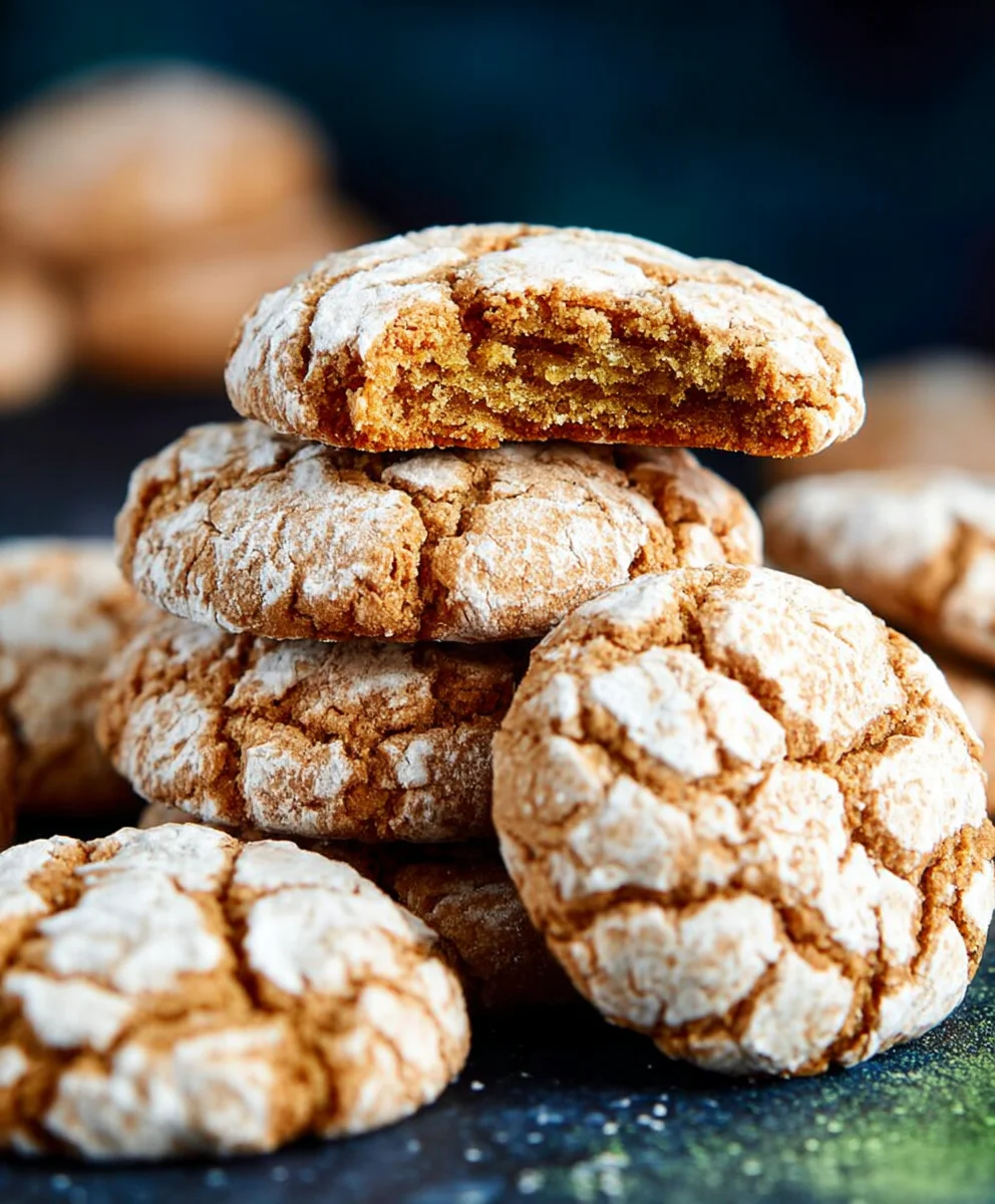 Gin Extract-Gin Extractused Gingerbread Crinkle Cookies Recipe