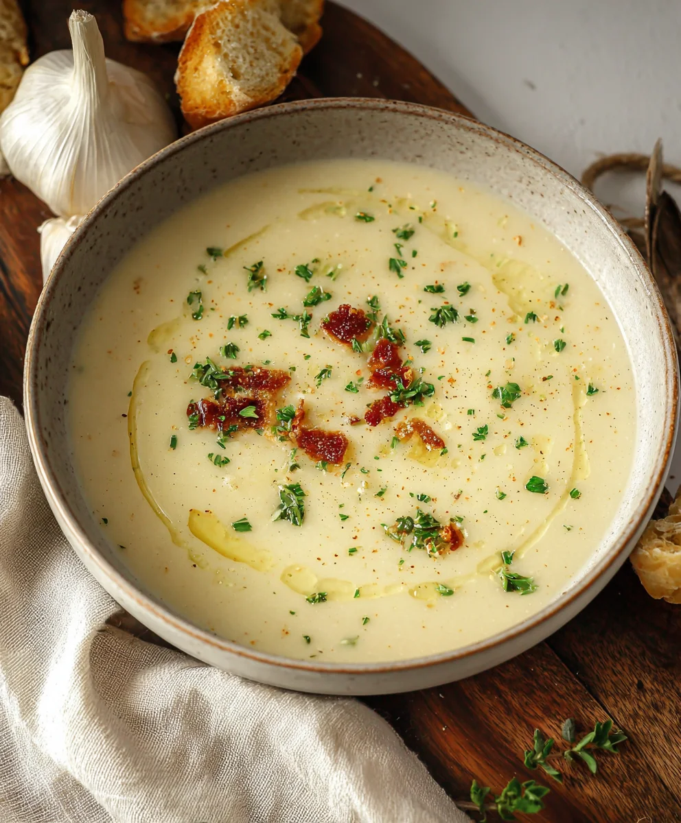 Easy Roasted Garlic Soup - Rich Flavor, Simple Steps