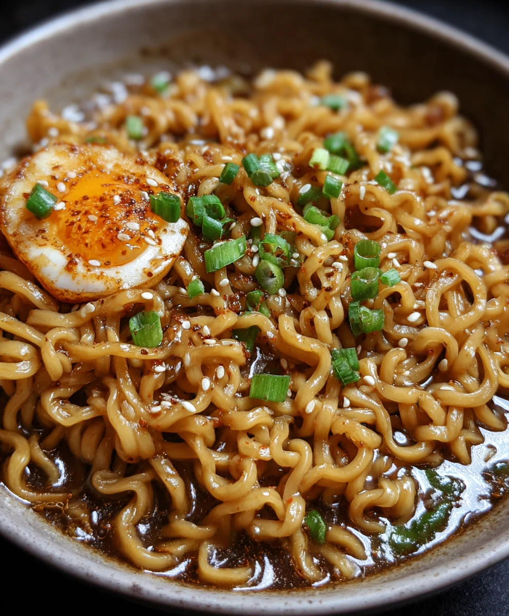 Easy Saucy Beef Ramen Noodles-Quick Meal