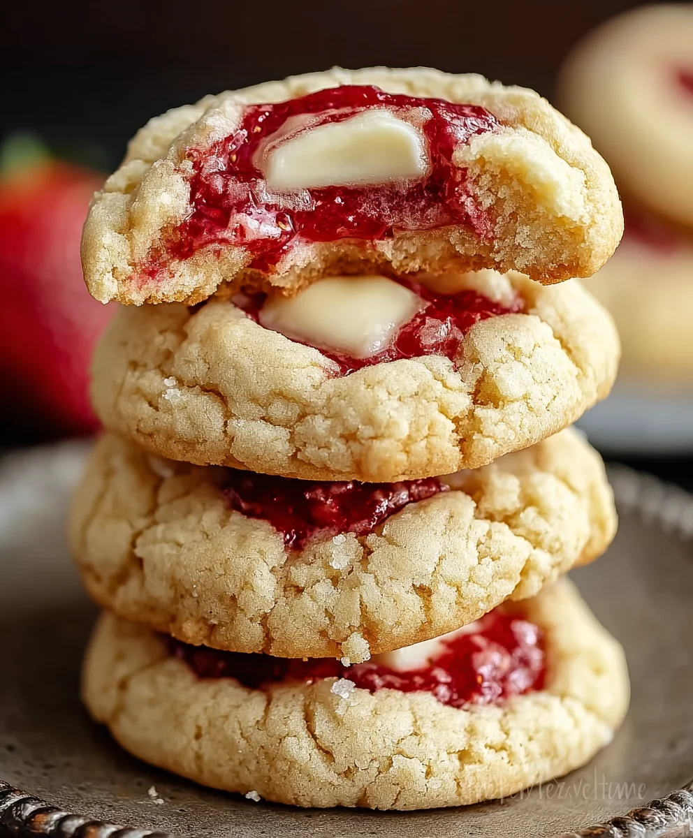 Strawberry Cheesecake Cookies - Easy Dessert Recipe