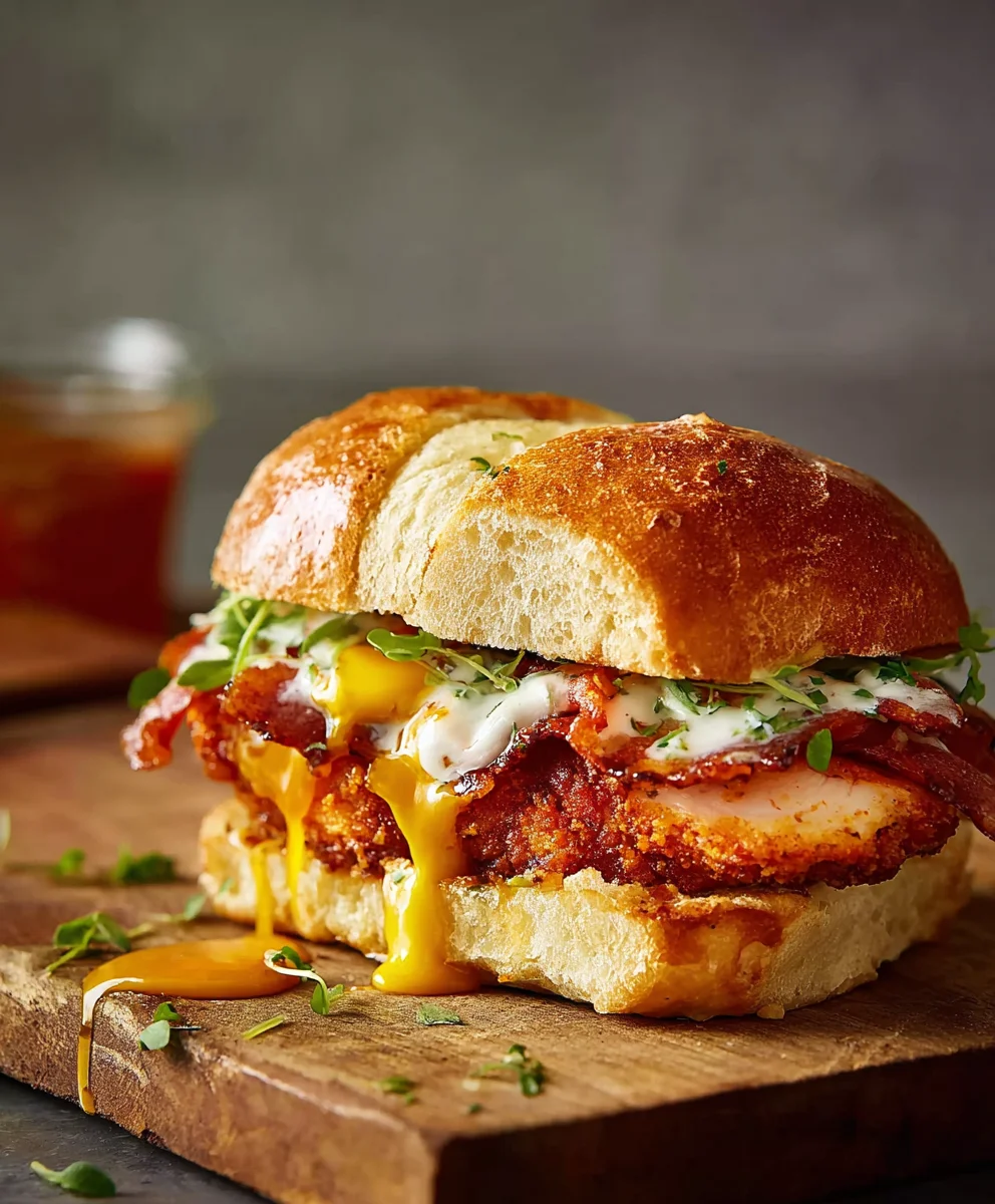 Spicy Baked Beef Nashville Hot Sandwich Recipe