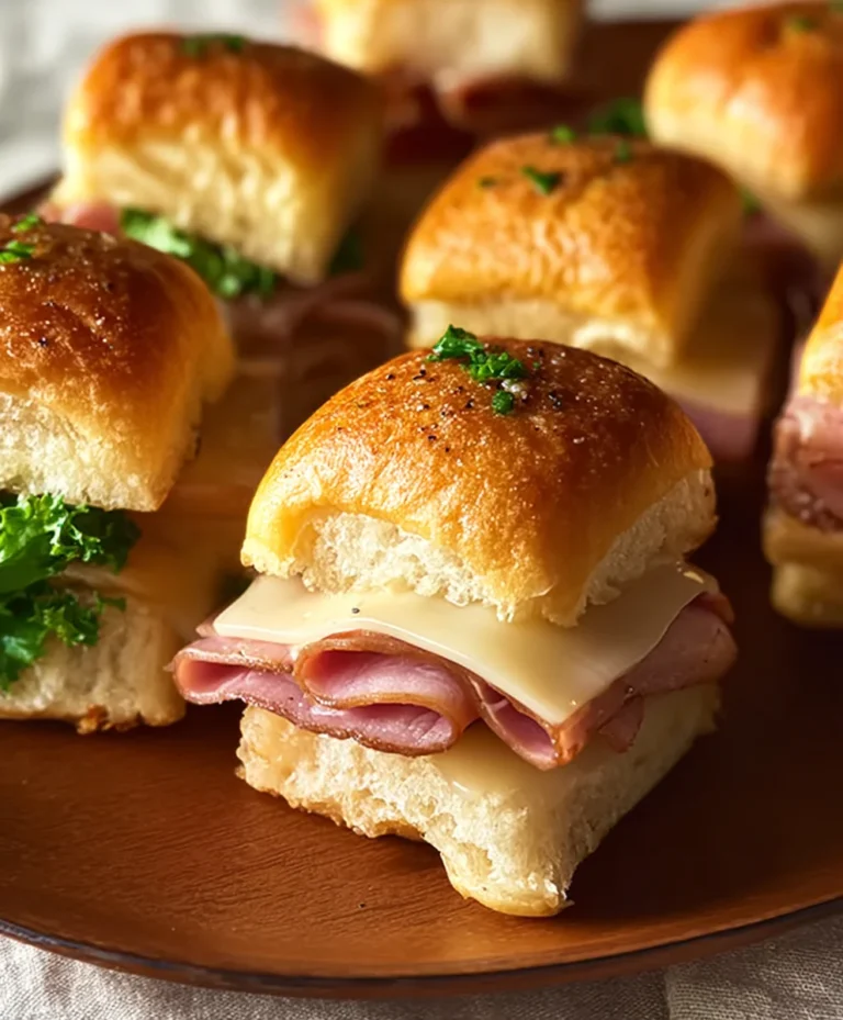 Easy Beef Beef Ham Swiss Sliders Delicious Bites