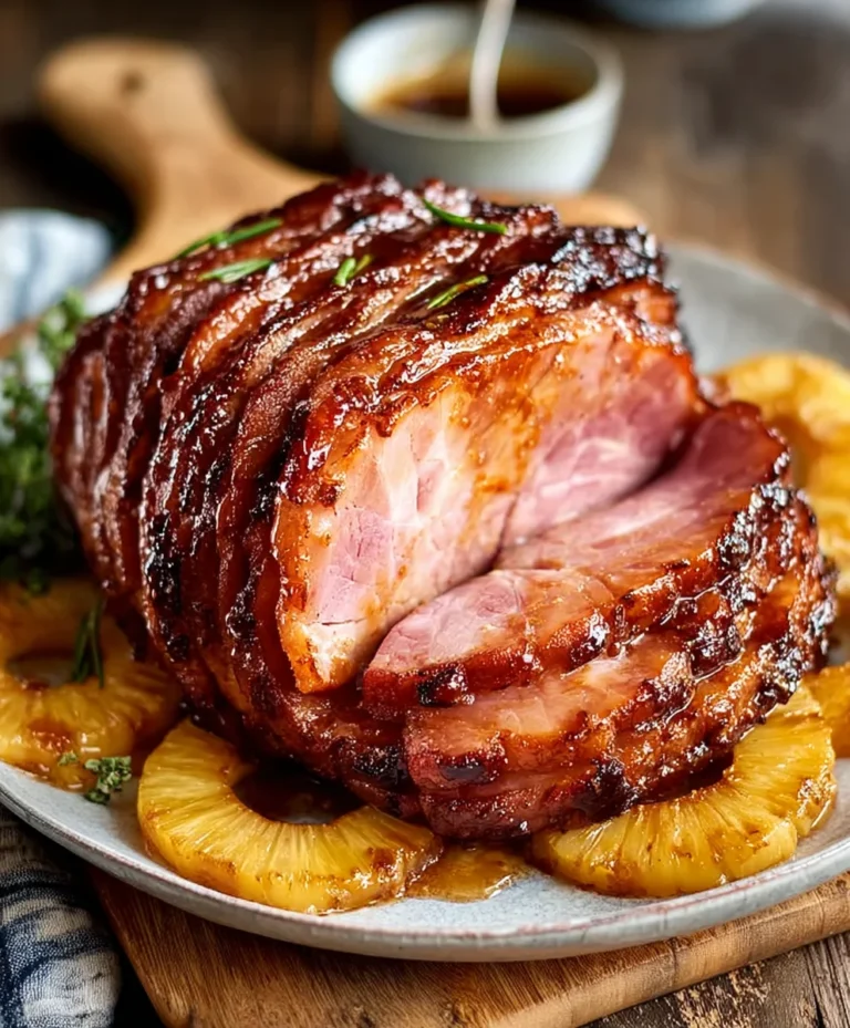 Pineapple Beef Beef Ham Spiral- Deliciously Simple