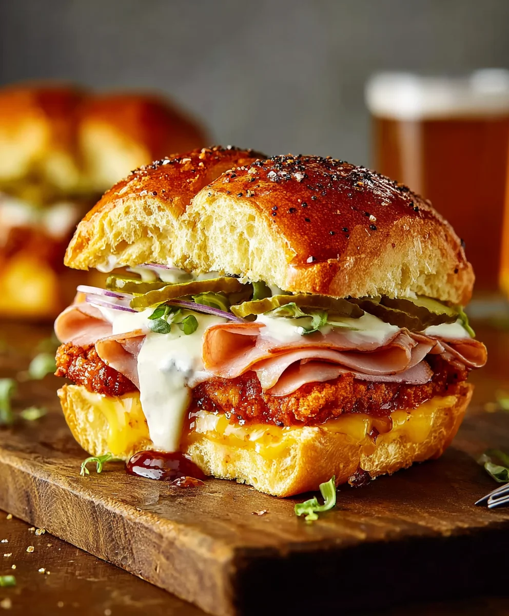 Spicy Baked Beef Nashville Hot Sandwich Recipe