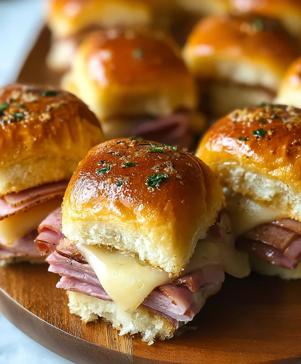 Easy Beef Beef Ham Swiss Sliders Delicious Bites