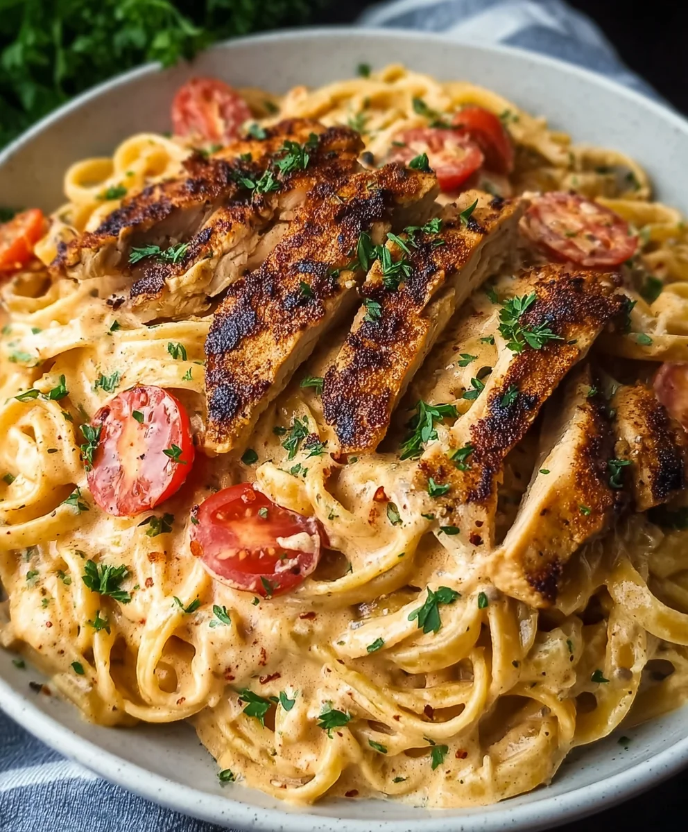 Quick Creamy Cajun Chicken Pasta- Easy Weeknight Dinner