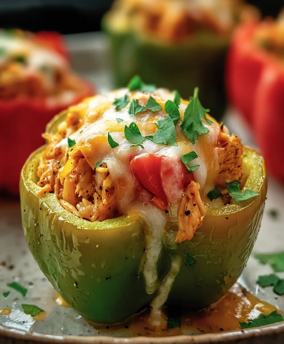 Easy Chicken Stuffed Peppers Recipe