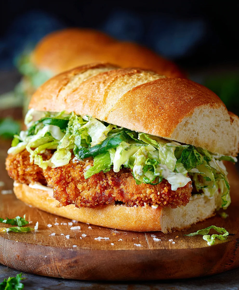 Crispy Chicken Caesar Sandwich Recipe-Best Easy Version