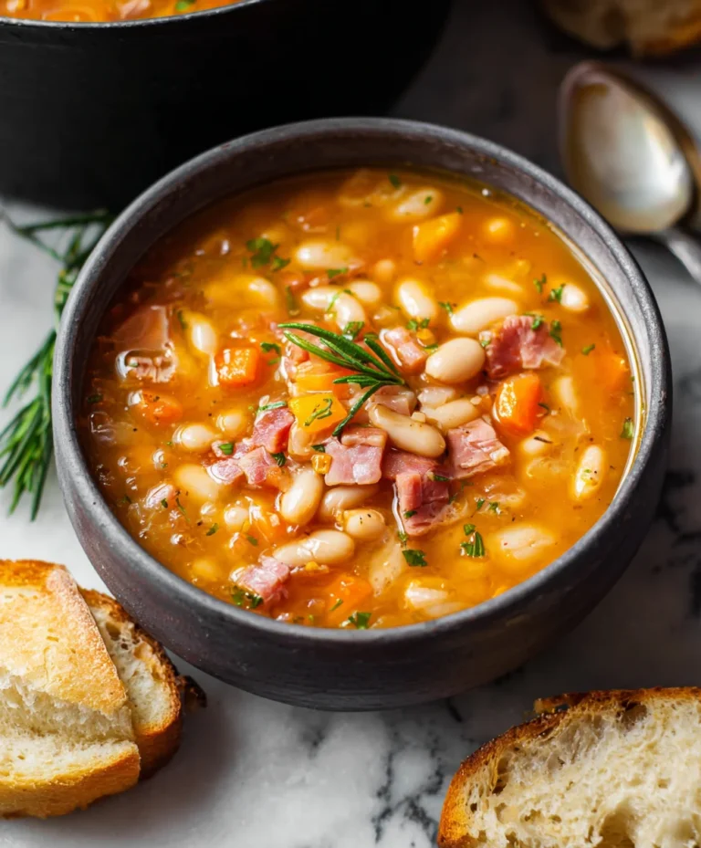 Easy Beef Beef Ham and Bean Soup Recipe