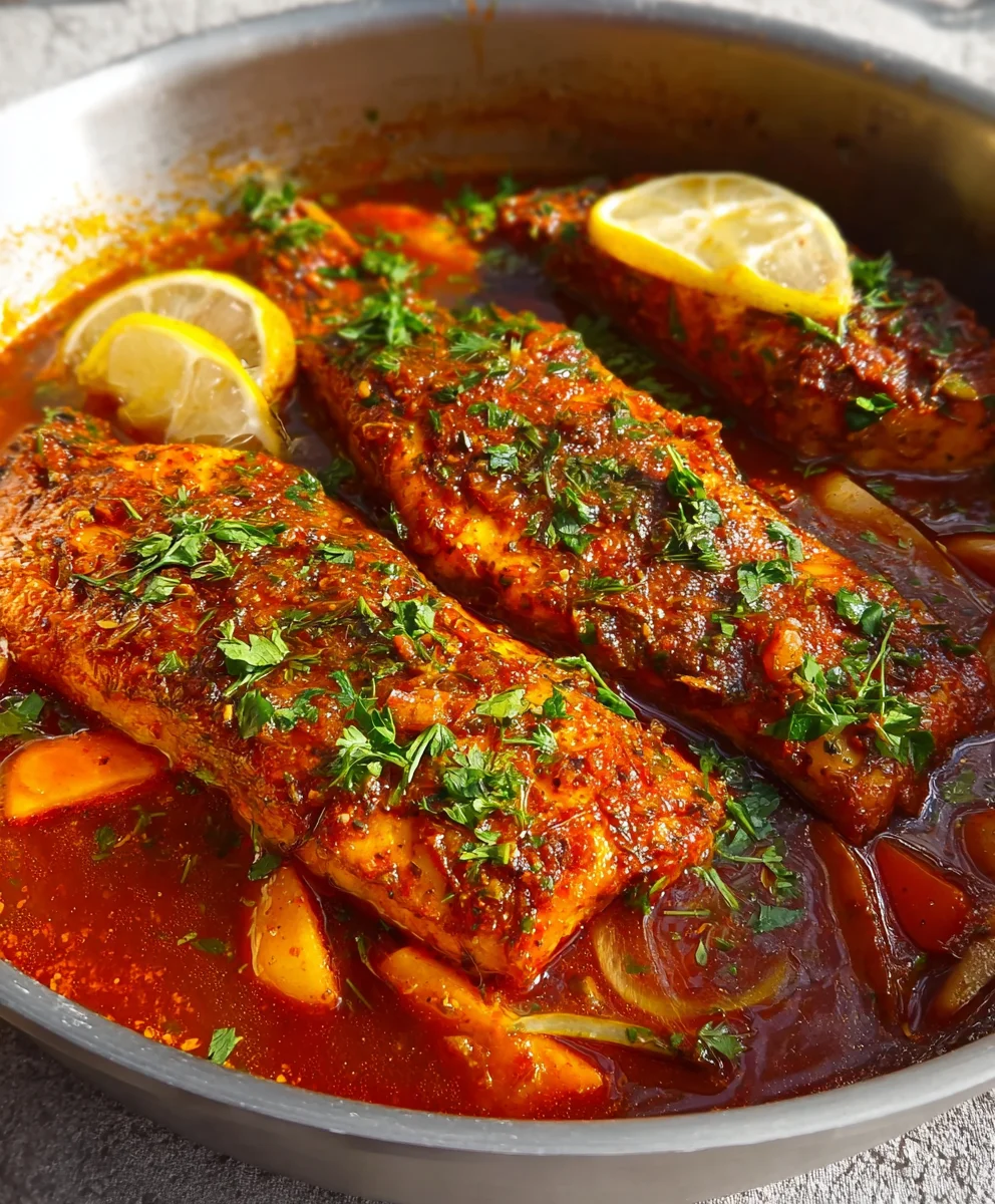Spicy Moroccan Fish-Rich Sauce Recipe-Flavorful