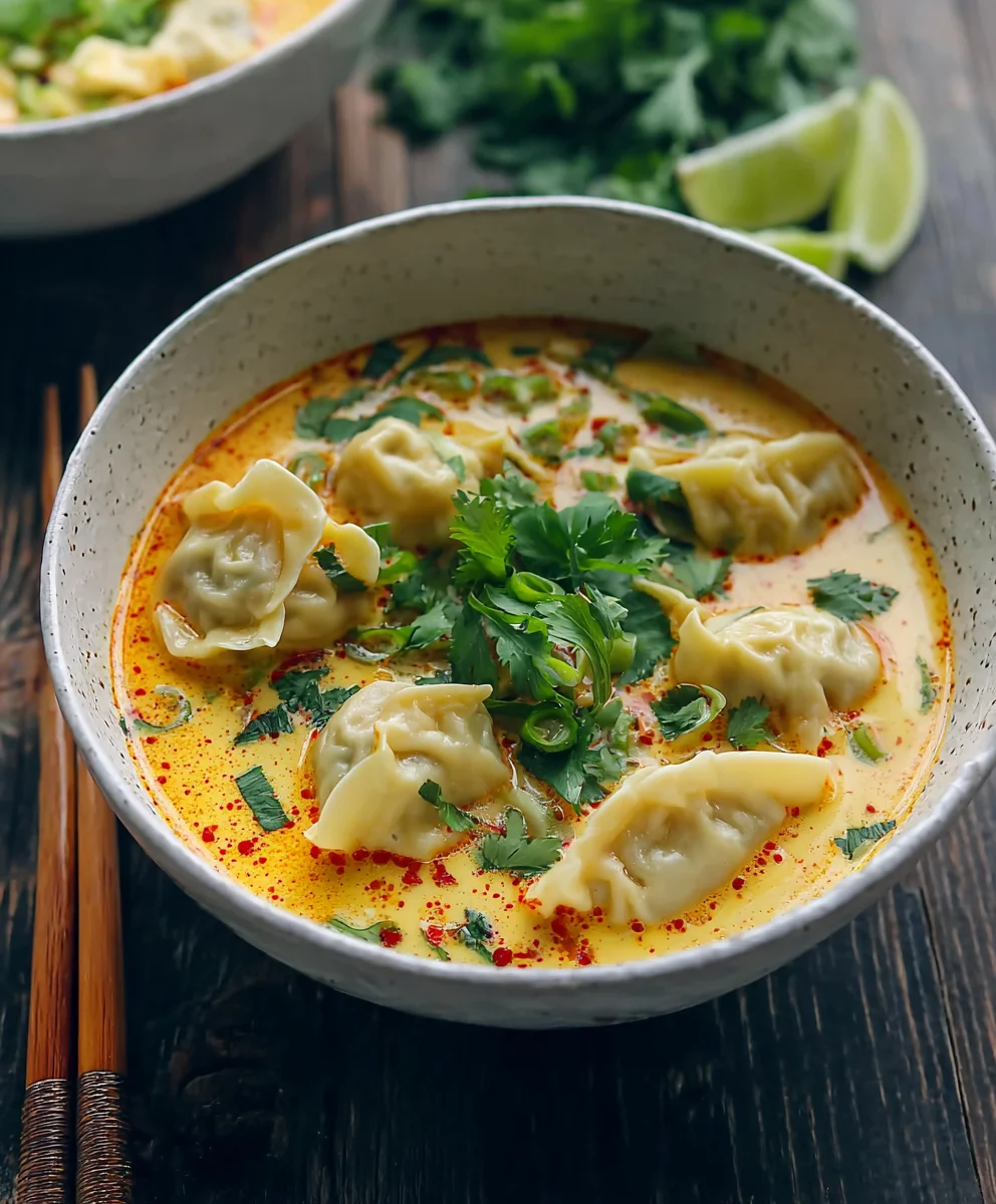 Delicious Beef Curry Dumpling Soup Recipe