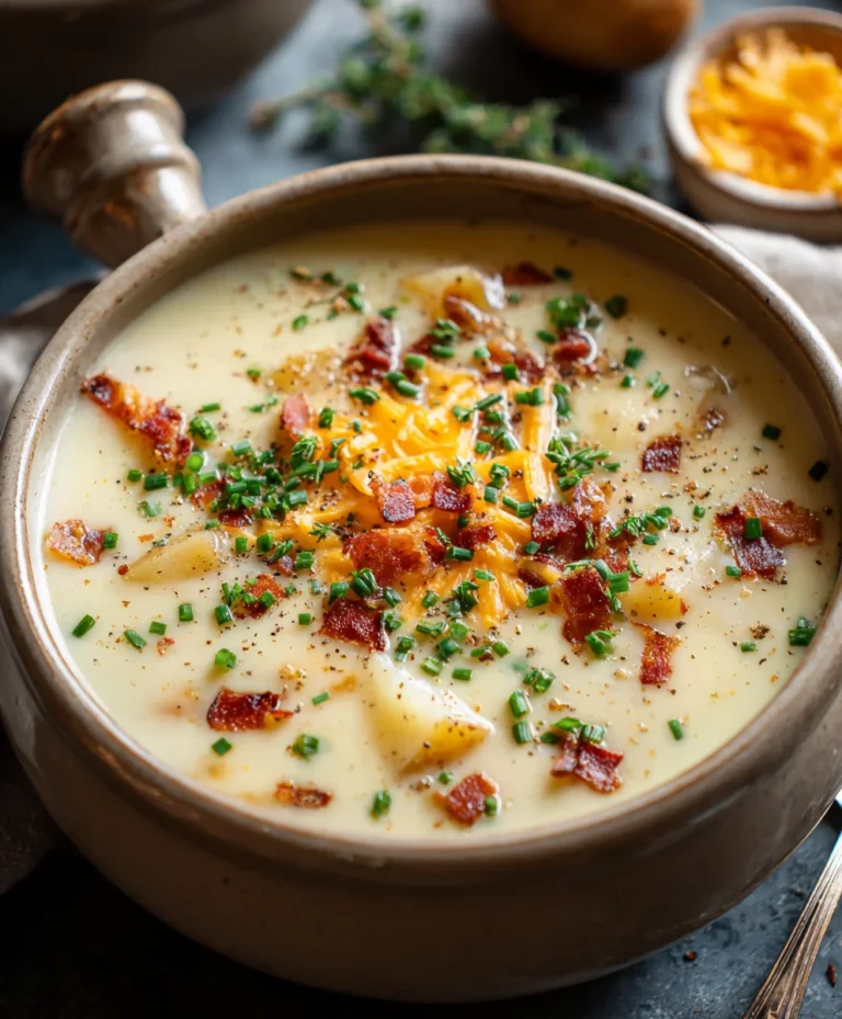 Outback Beef-Style Potato Soup Recipe-Hearty Comfort
