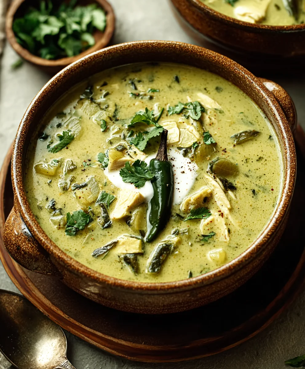 Comforting Roasted Poblano Soup-Easy Recipe
