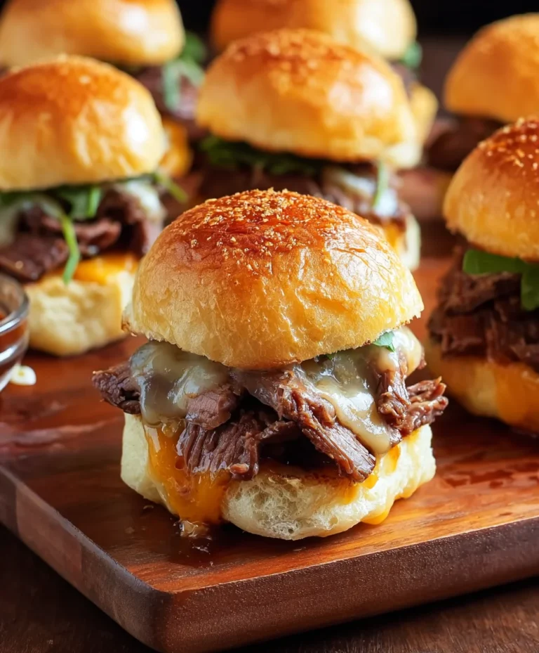 Roast Beef Cheddar Sliders- Easy & Delicious