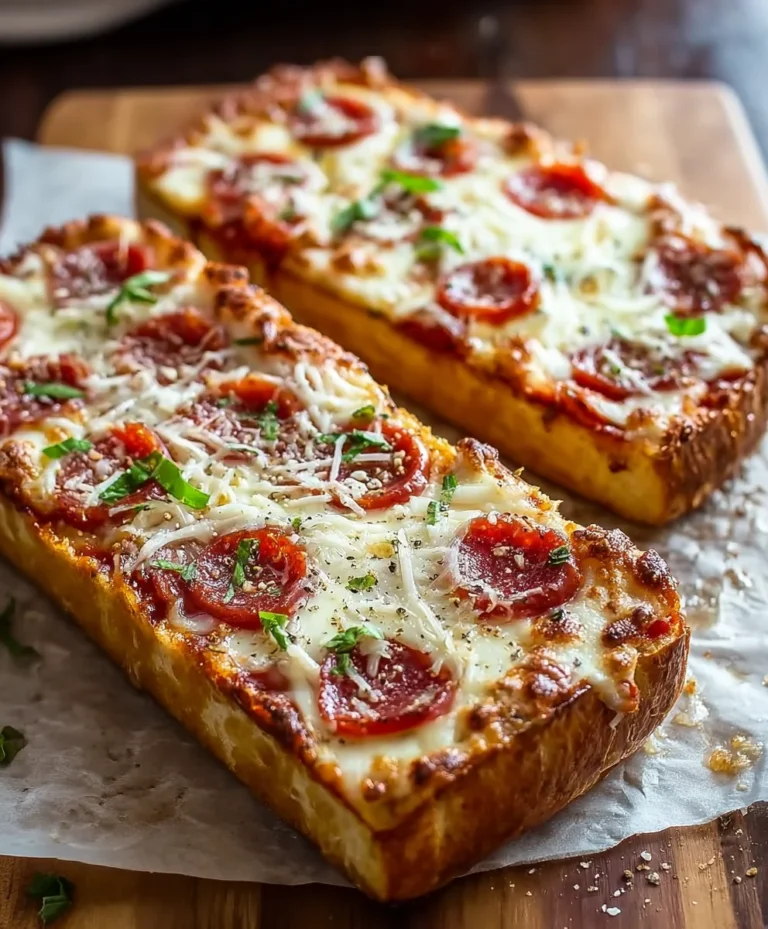 Easy French Bread Pizza Recipe-Quick & Delicious
