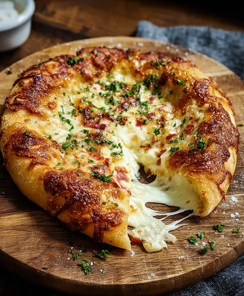 Stuffed Brie Cheese Pizza - Decadent & Easy Recipe