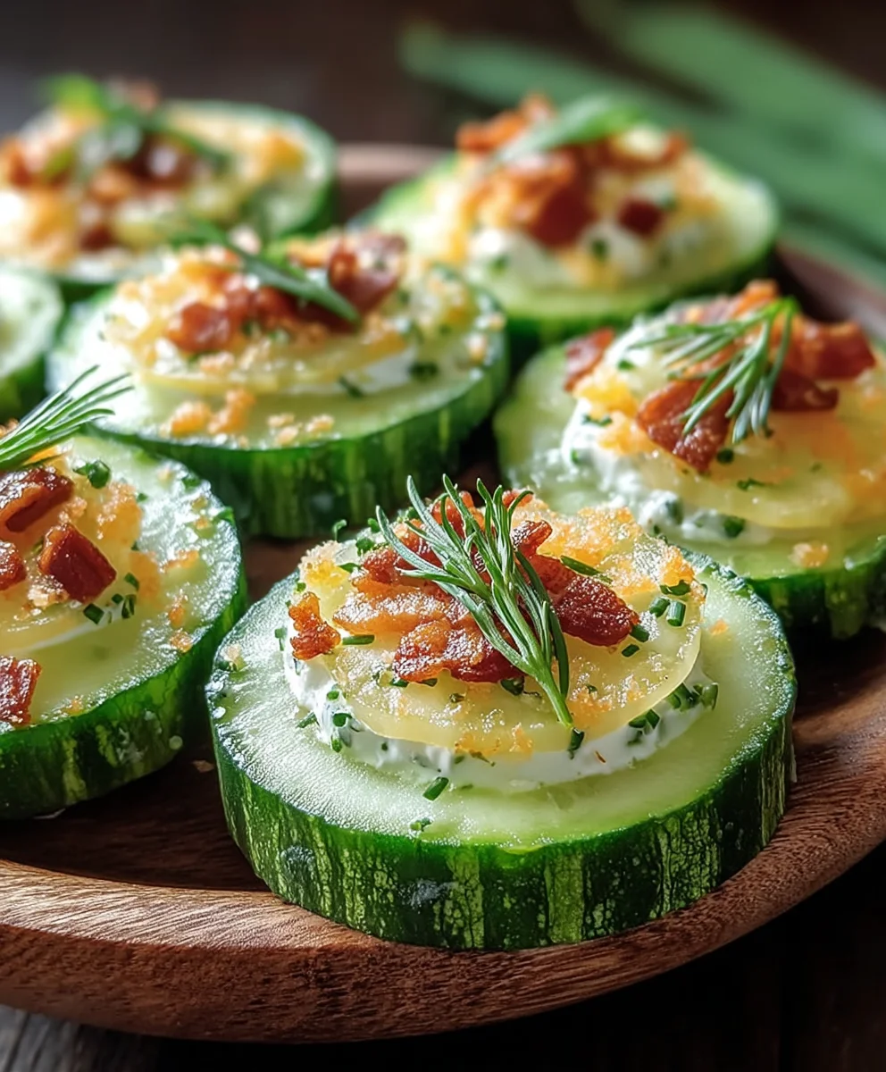 Low-Carb Cucumber Bites - Quick & Refreshing Appetizers