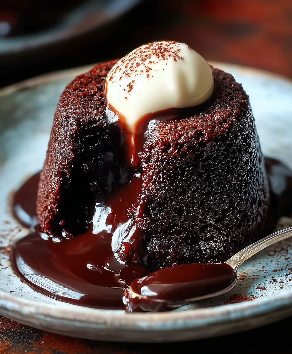 Decadent Chocolate Sticky Toffee Puddings for Two