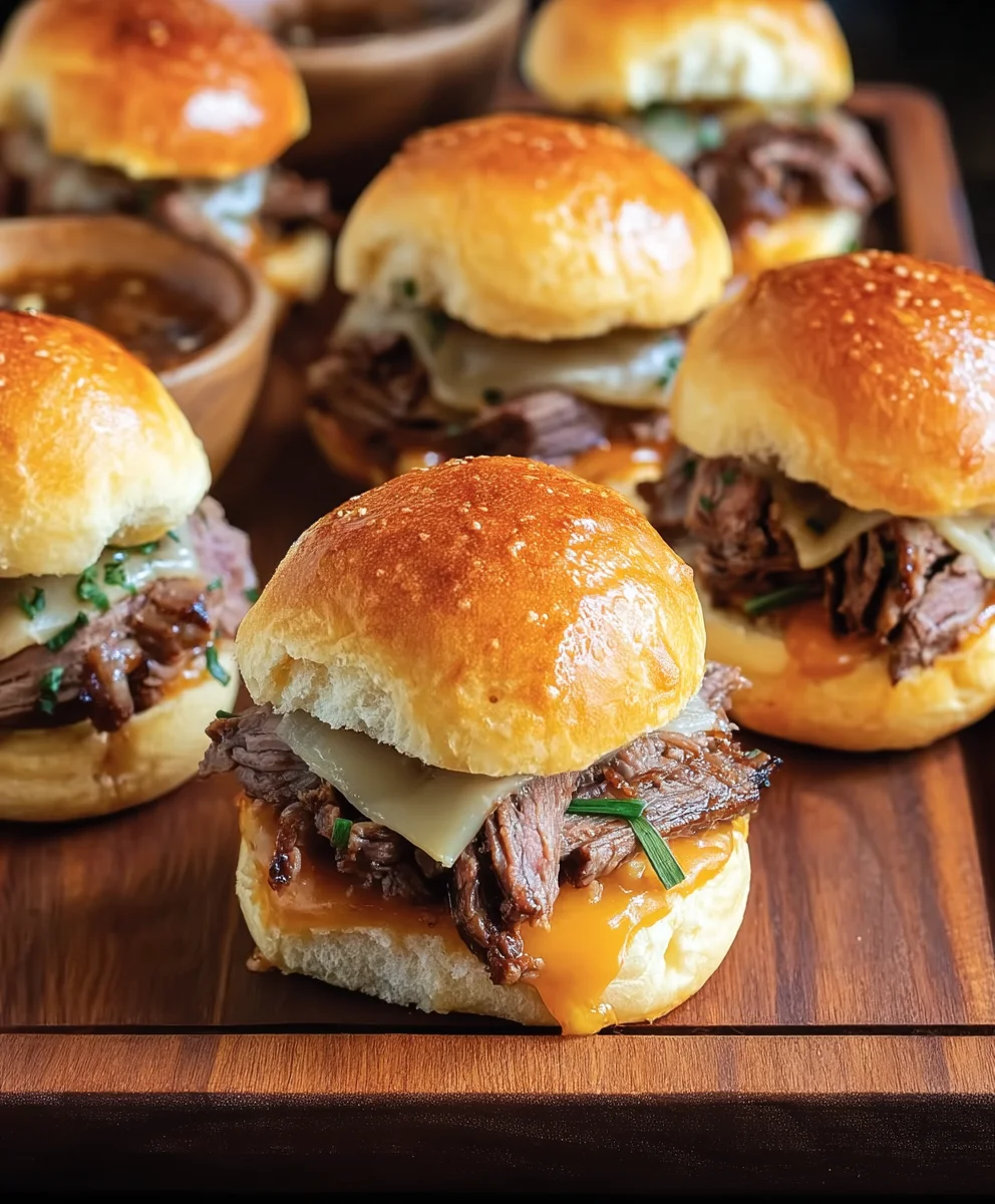 Roast Beef Cheddar Sliders- Easy & Delicious