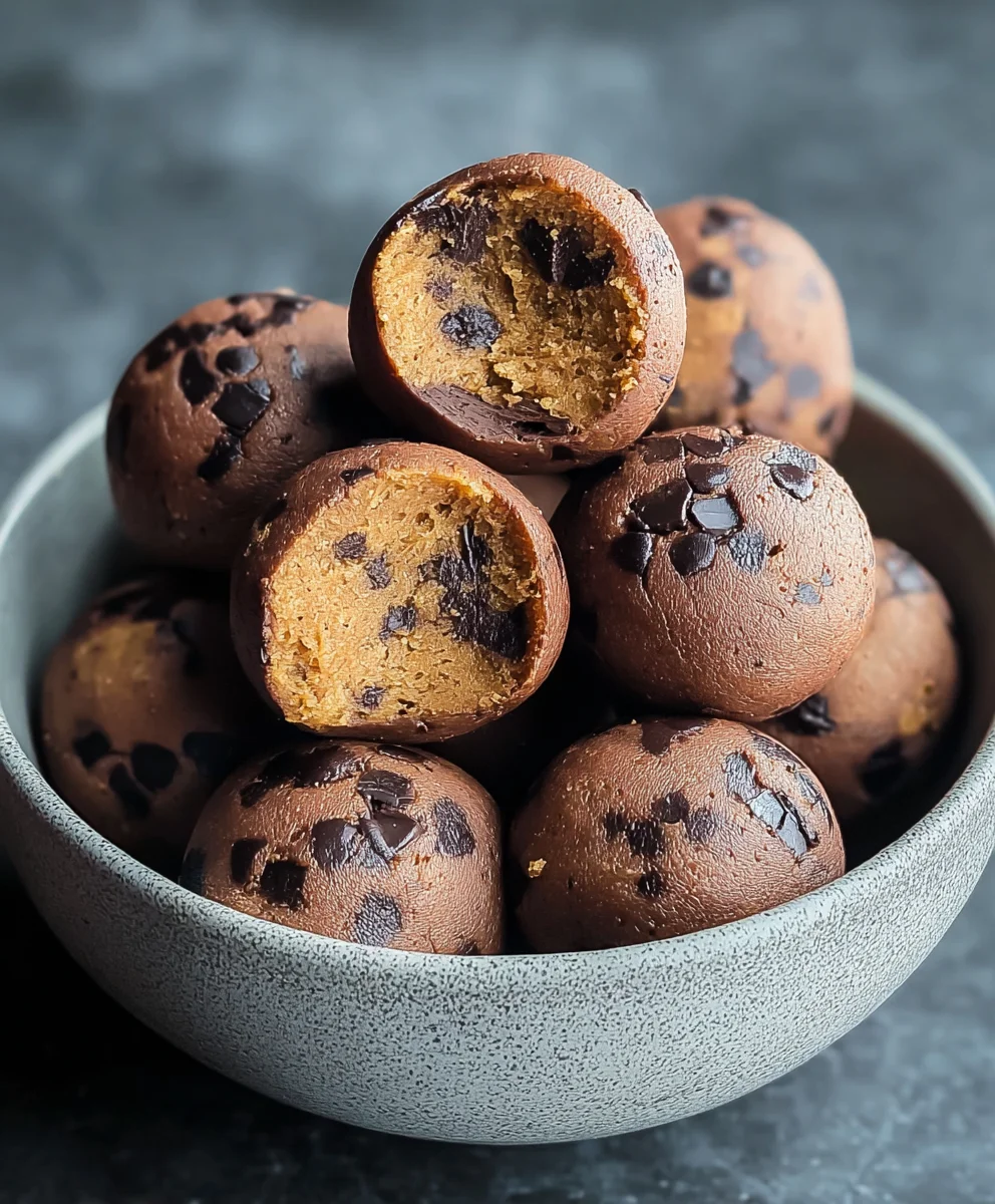 Brookie Protein Balls-Easy No-Bake Treat