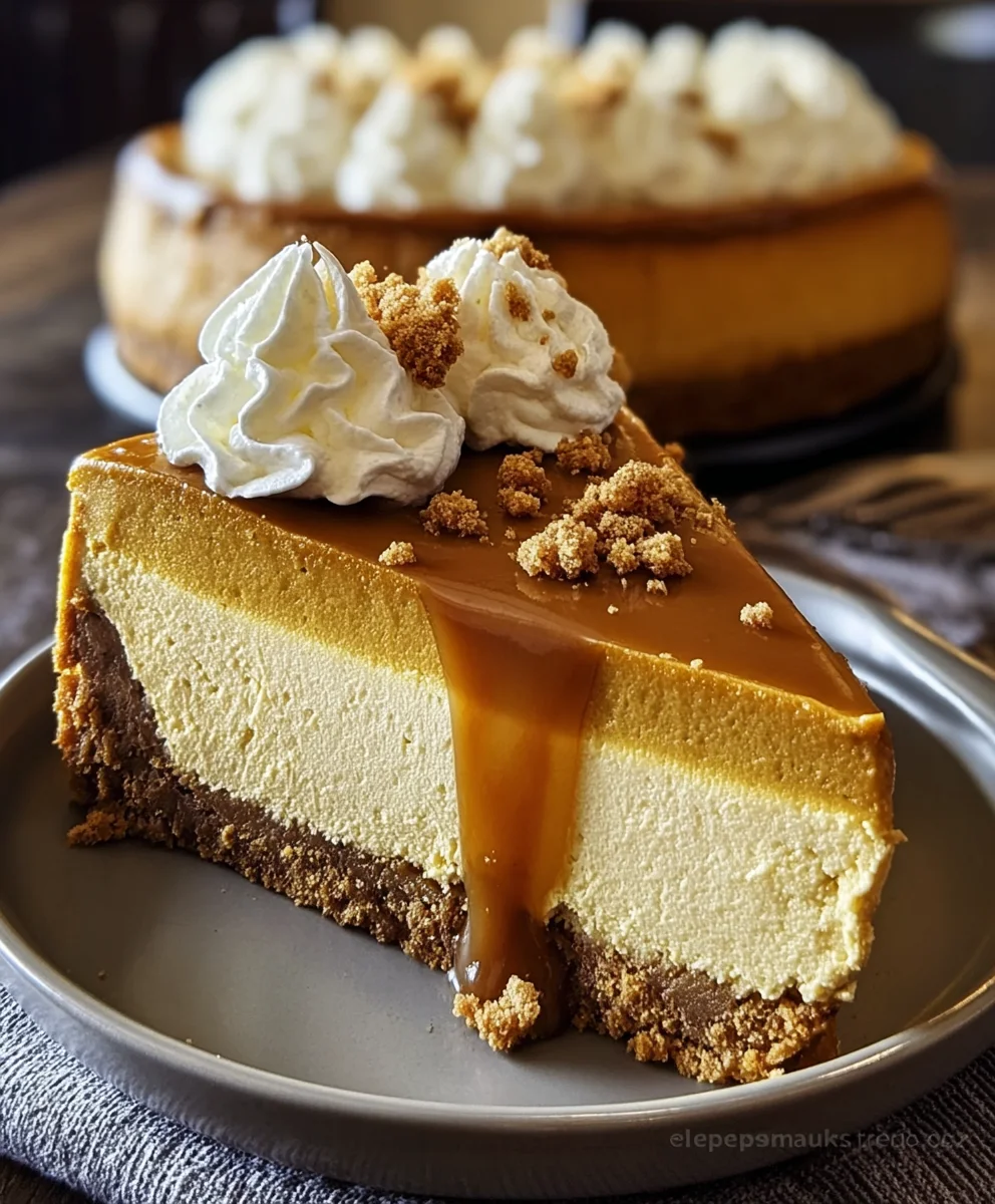 Creamy Pumpkin Cheesecake - Easy Fall Dessert