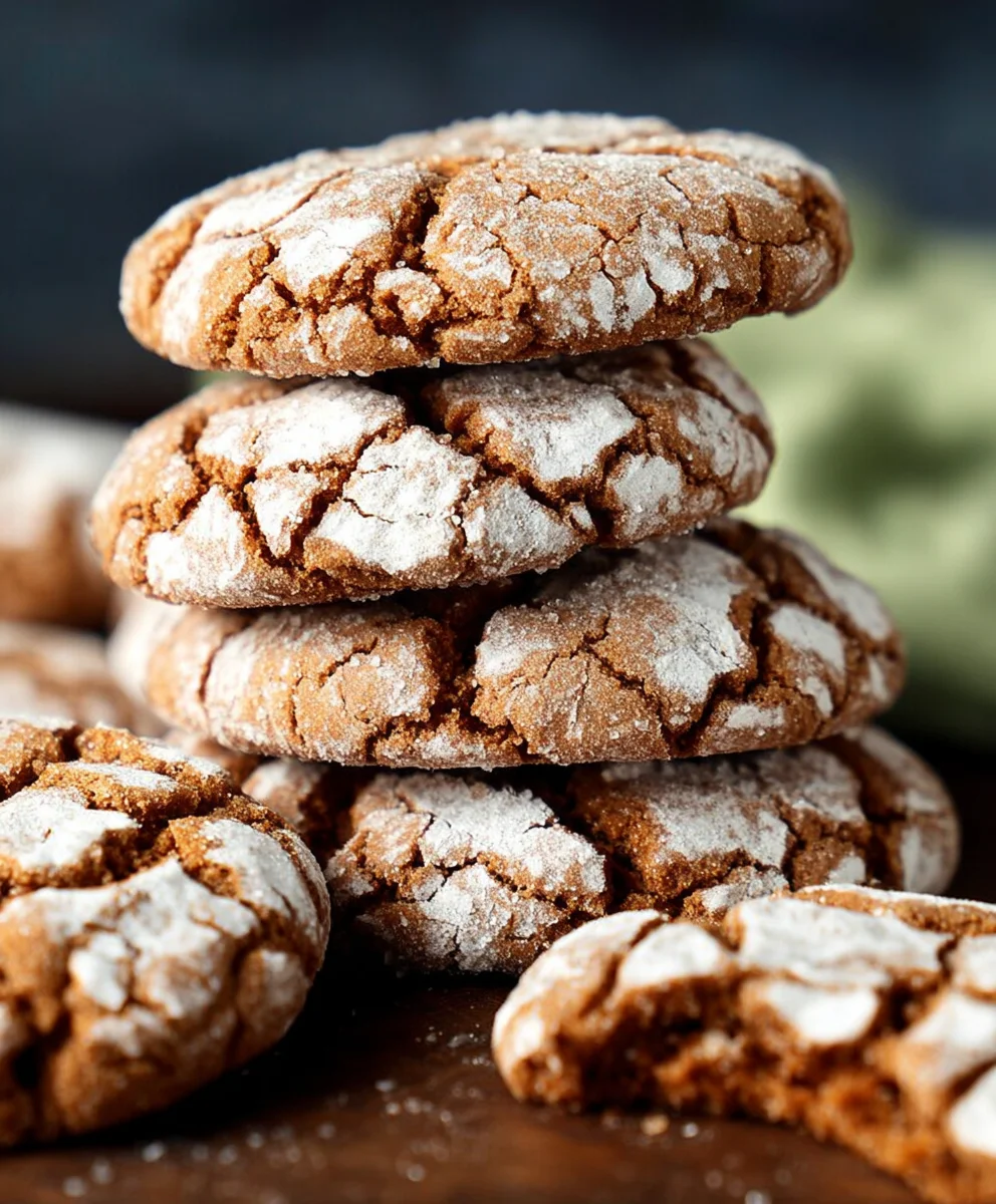 Gin Extract-Gin Extractused Gingerbread Crinkle Cookies Recipe
