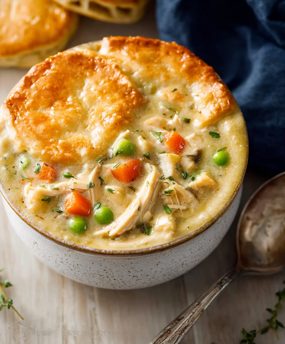 Easy Chicken Pot Pie Soup - Creamy Comfort Food