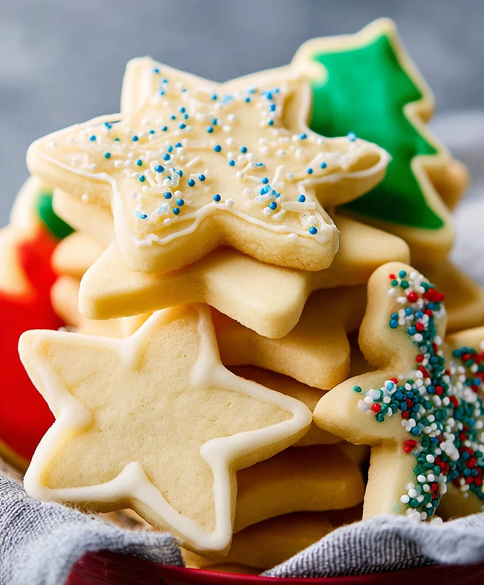 Soft Cutout Sugar Cookies- Easy Holiday Baking