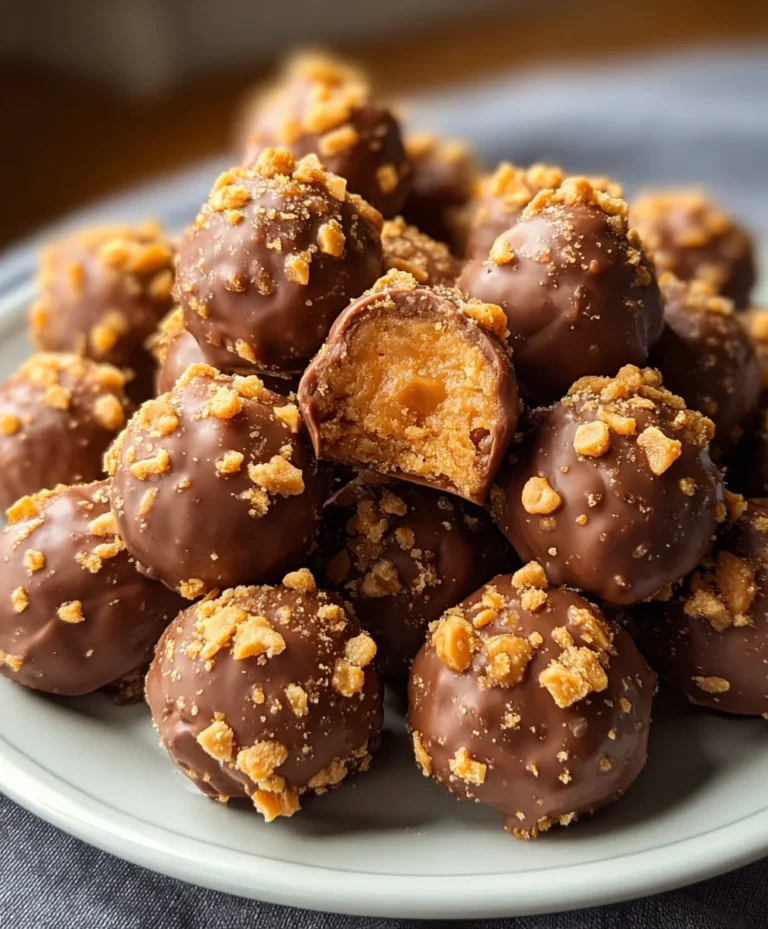 Easy Butterfinger Balls Recipe-No Bake Treat