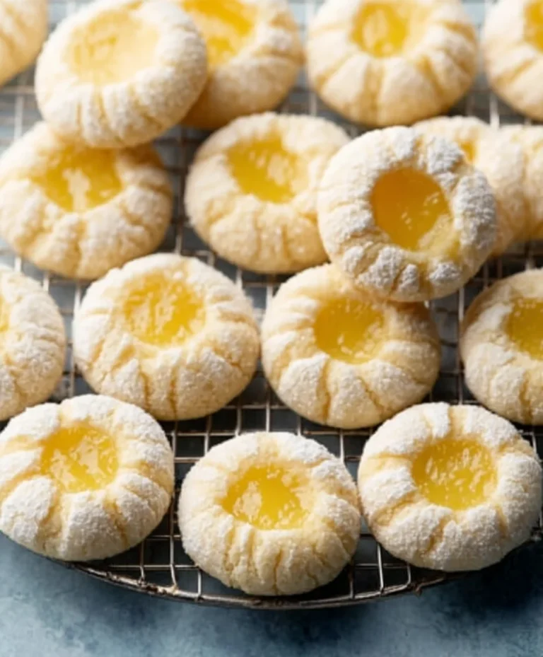 Lemon Thumbprint Cookies-Zesty & Delicious Treats