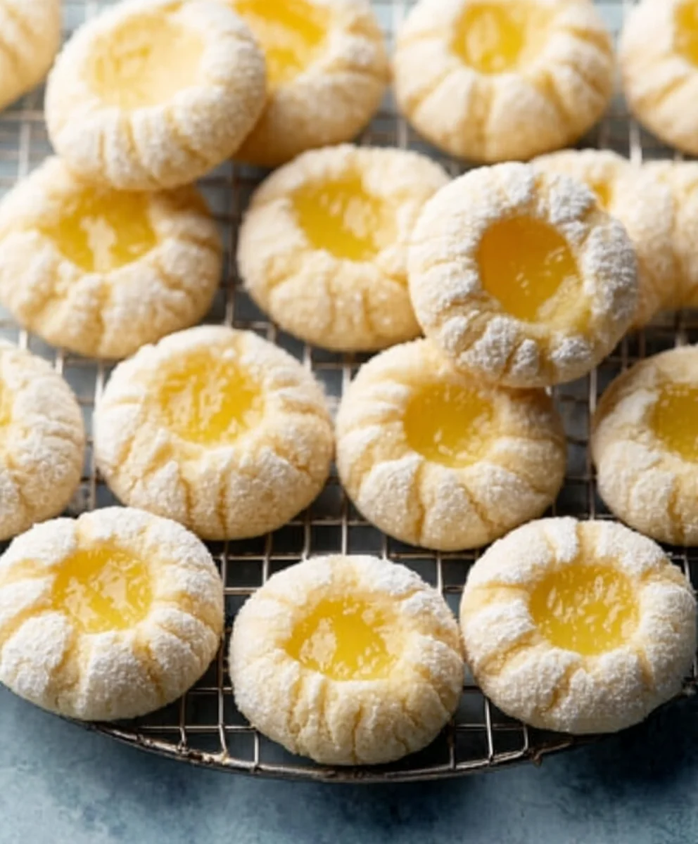 Lemon Thumbprint Cookies-Zesty & Delicious Treats