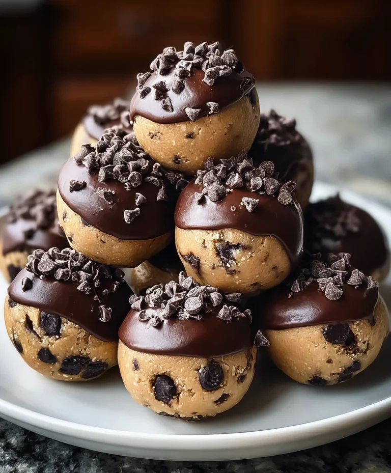 Decadent Chocolate Chip Cookie Dough Bites Recipe