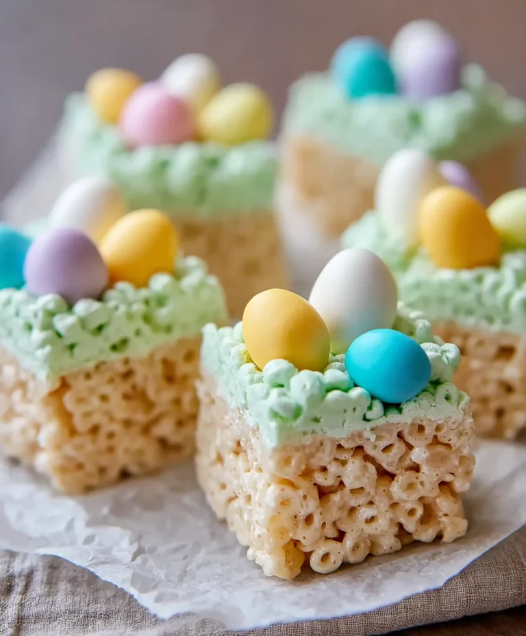 Easter Rice Krispie Treats- Easy Spring Dessert