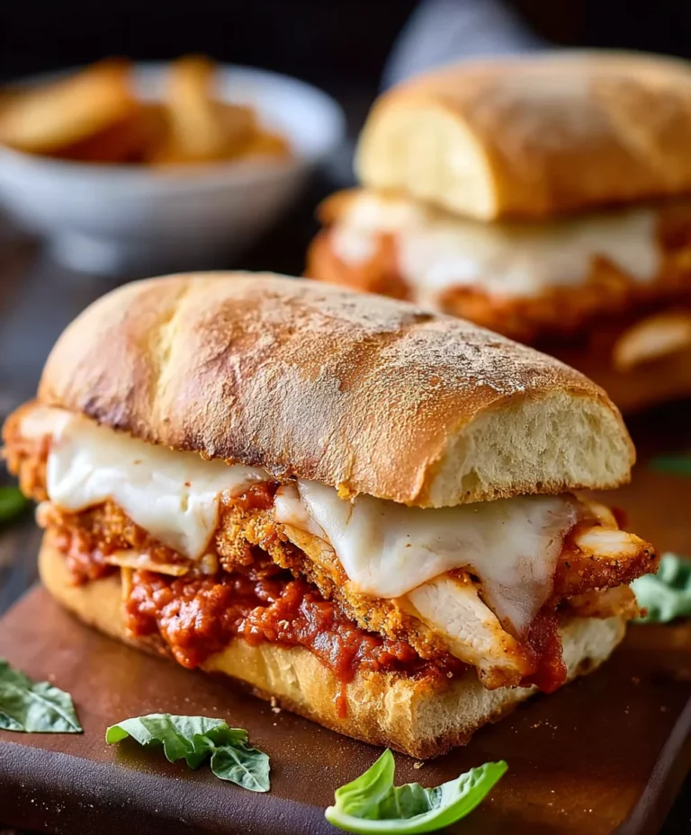 Easy Chicken Parmesan Sandwiches – Quick & Delicious