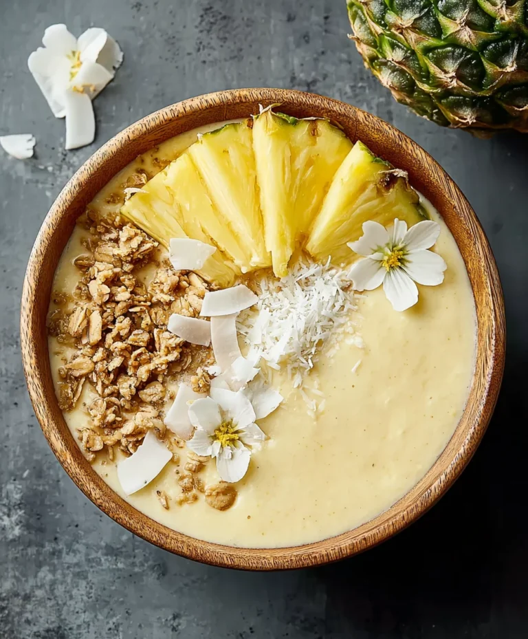 Piña Colada Smoothie Bowl-Tropical Bliss Now