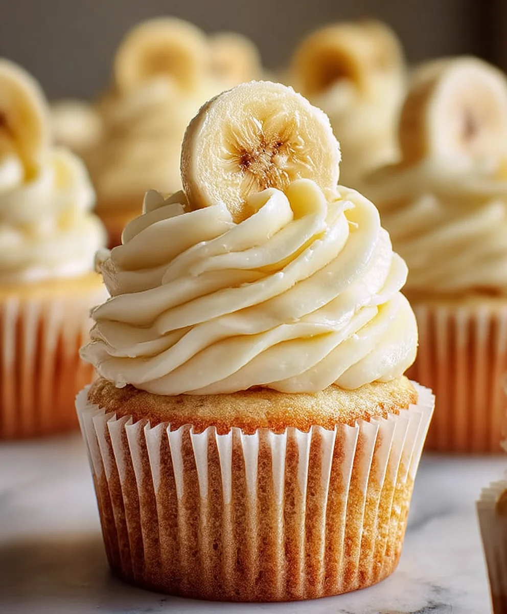 Banana Pudding Cupcakes - Easy Creamy Dessert Recipe