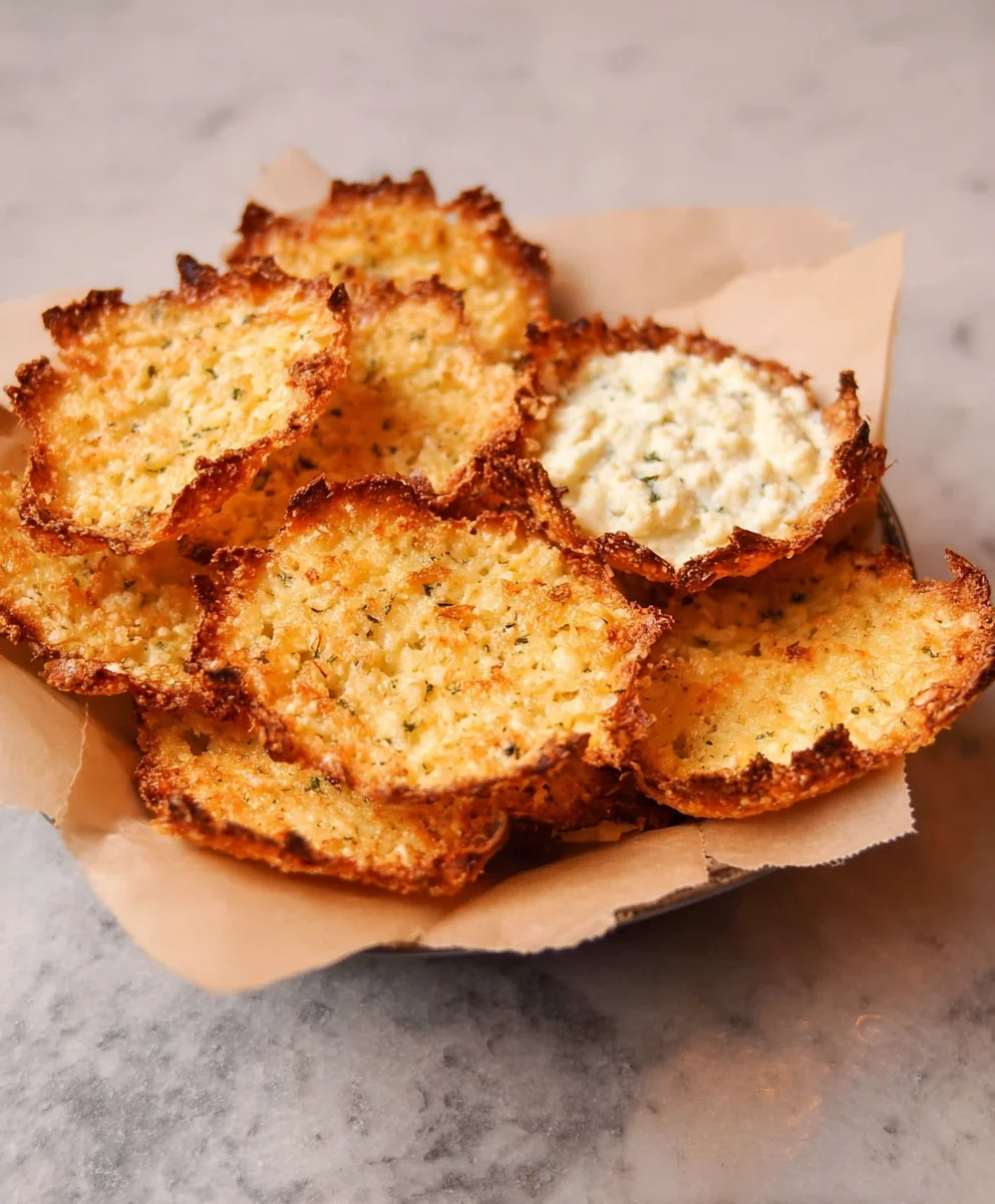 Crispy Cottage Cheese Chips - Easy Healthy Snack