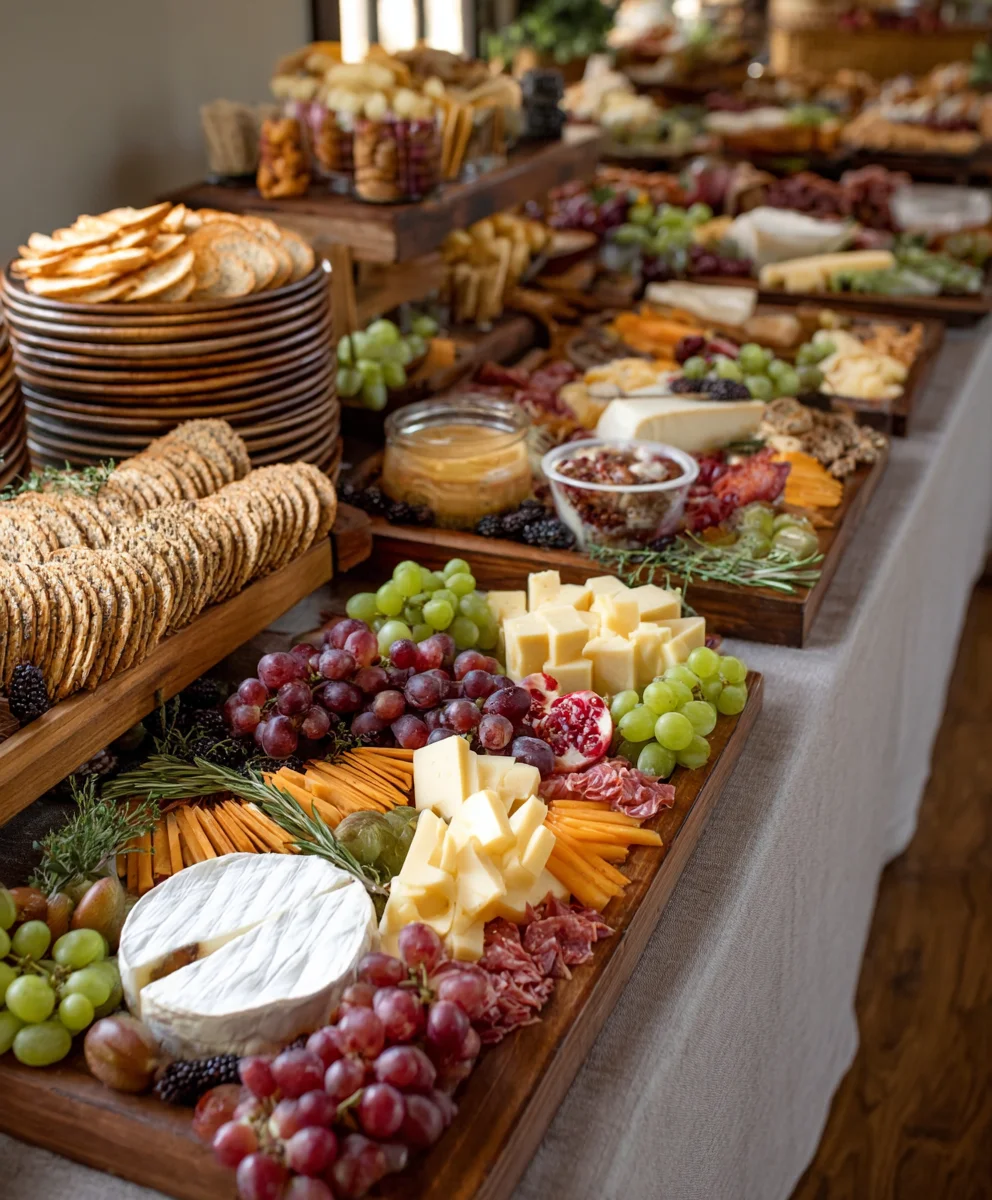 Wedding Reception Grazing Table Ideas-Elegant & Delicious