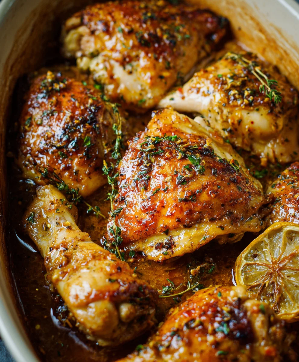Lemon Butter Baked Chicken - Easy & Delicious