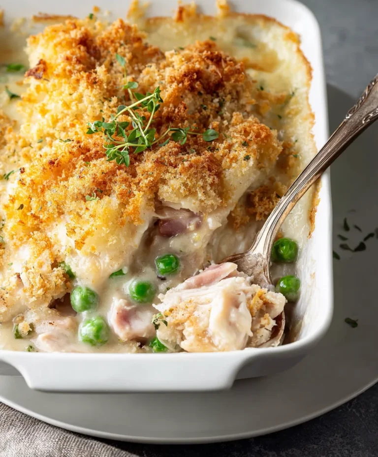 Easy Creamy Chicken Cordon Bleu Casserole Recipe