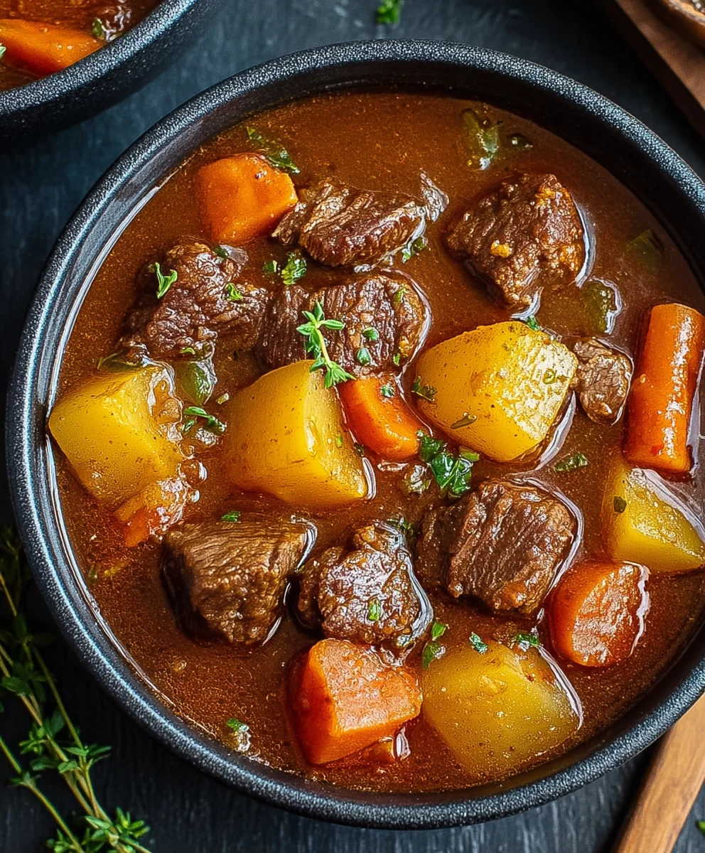 Hearty Homemade Beef Stew - Simple & Delicious Recipe