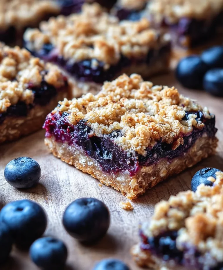 Healthy Blueberry Oatmeal Bars – Easy Breakfast Treat
