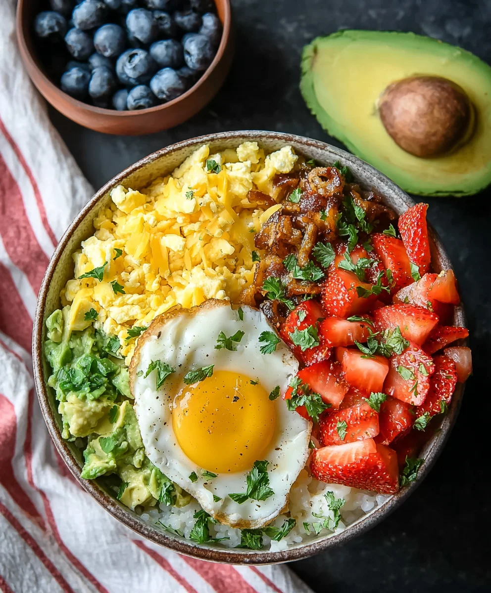 Quick Breakfast Bowl- Easy Beef & Veggie Meal