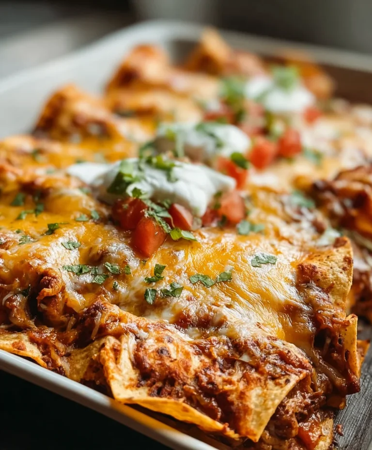 Easy Beef Tortilla Chip Enchiladas Recipe